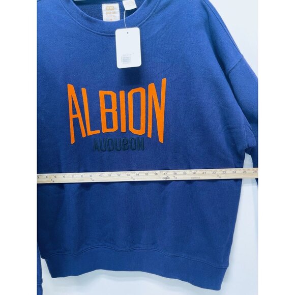 Levi’s Gold Tab Men’s Sweatshirt Albion Audubon Purple Size Large New - Picture 8 of 9